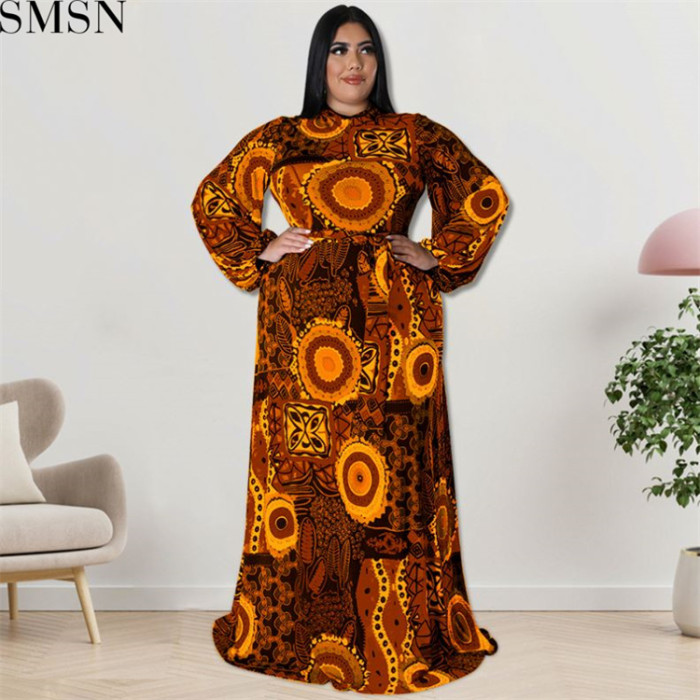 Plus Size Dress European and American fall women clothing wholesale supply rear zipper dress