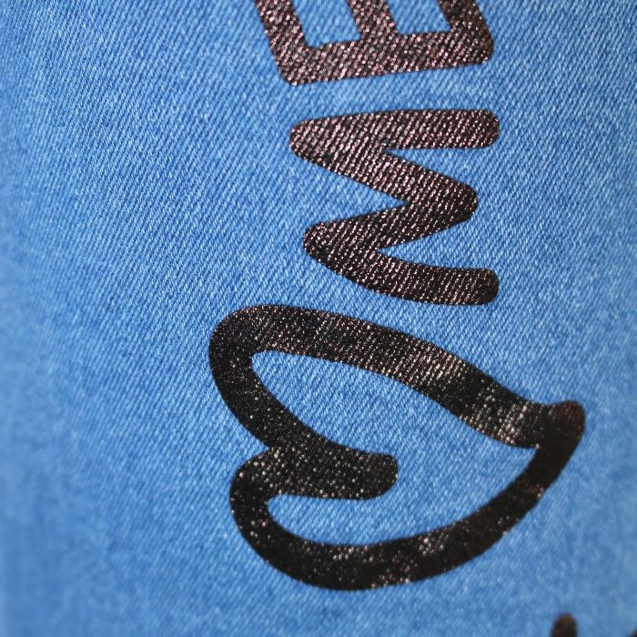 Fashion casual pierced solid jeans