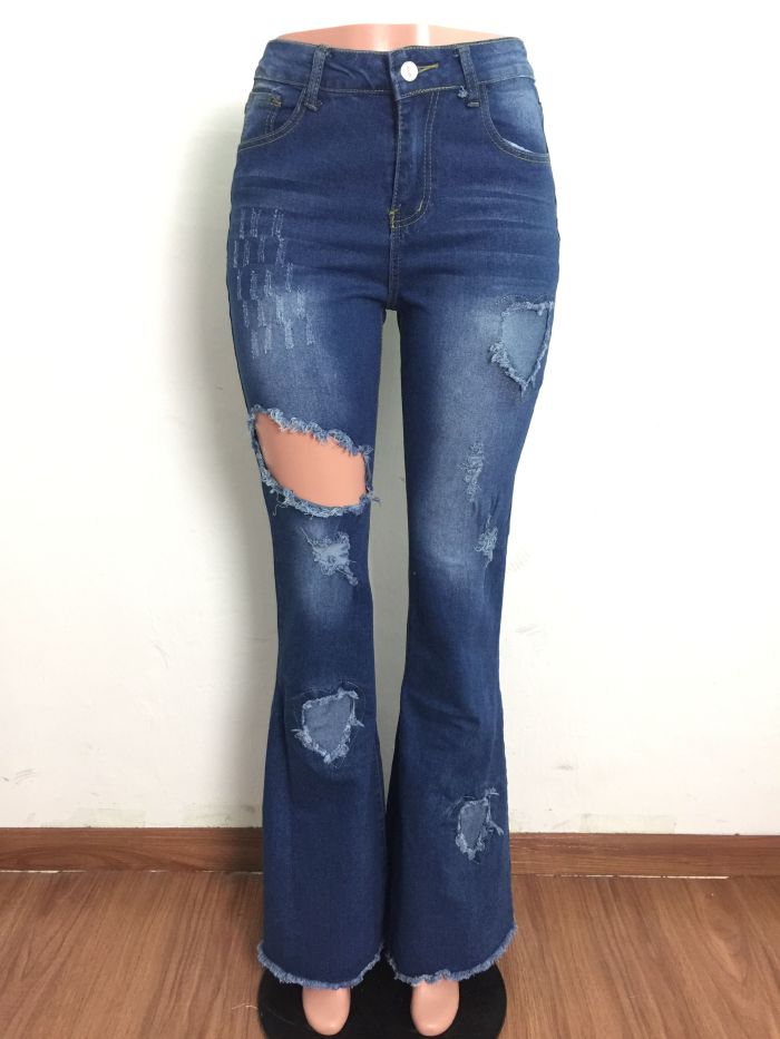 Fashion sexy flared jeans