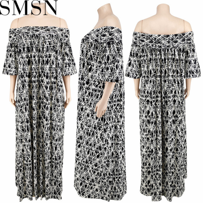 Plus Size Dress 2022 fall long sleeve dress large swing dress Amazon belted