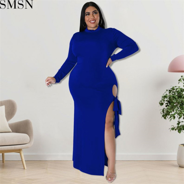 Plus Size Dress large size fall women clothing wholesale supply zipper band leg dress