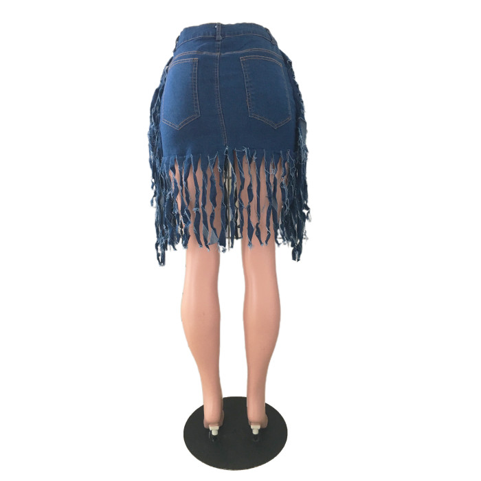 Sexy skirt denim casual skirt