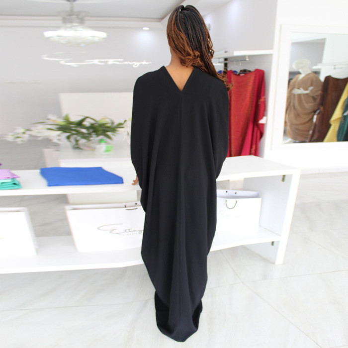 Solid Tank Top Sleeveless Loose Robe Casual Dress