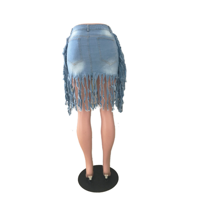 Sexy skirt denim casual skirt