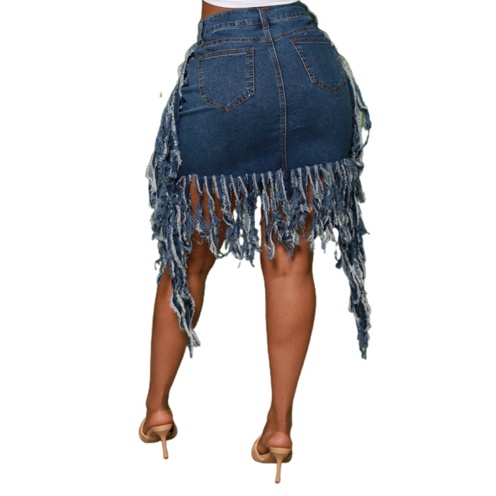 Sexy skirt denim casual skirt