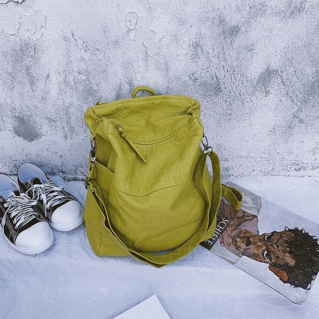 Fashion Soft Leather Backpack Designer Bagpack Korean Shoulder Bag High Capacity Classic Travel Backpack Strap For Crossbody