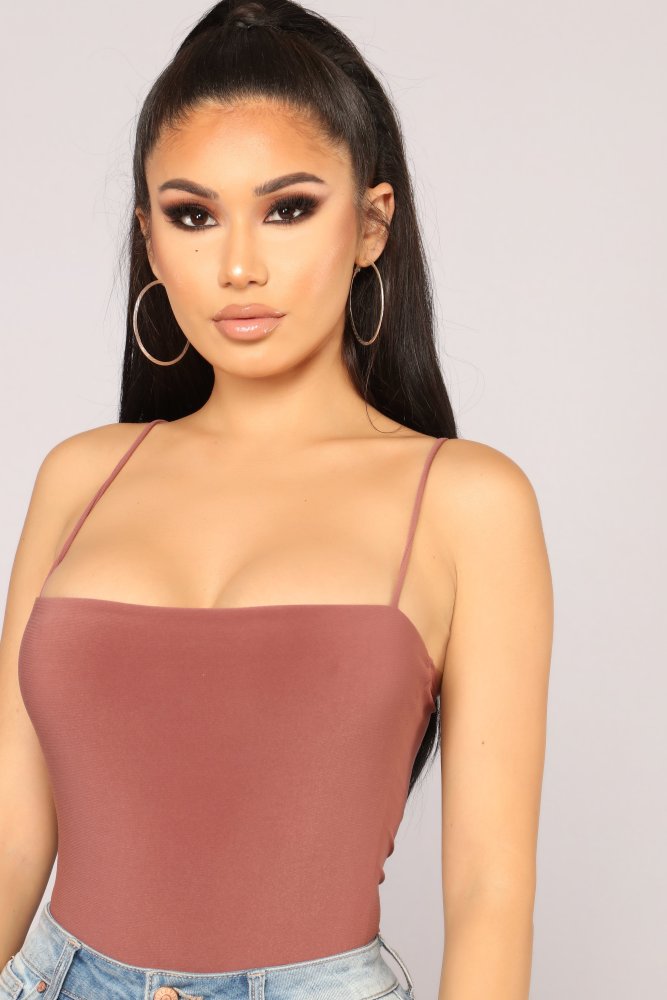 Don T Be So Square Bodysuit Red Brown