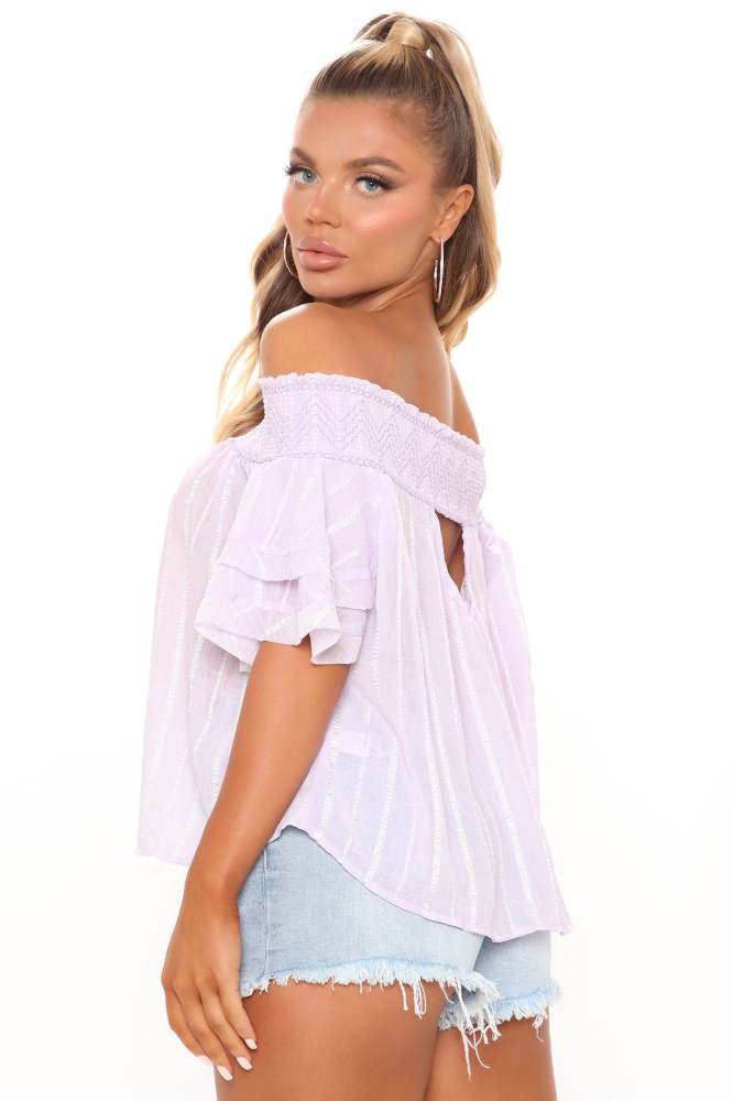 Sincerely Yours Top - Lavender