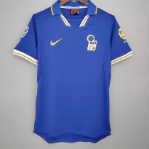 1996-1997 Italy Home Blue Retro Soccer Jersey