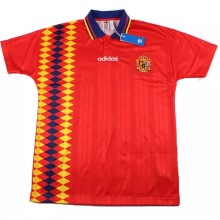 1994 Spain Home Red Retro Soccer Jersey