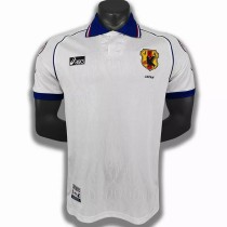 1998 Japan Away White Retro Soccer Jersey