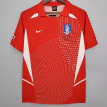 2002 Korea Home Retro Soccer Jersey