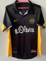 1998 Dortmund Away Black Retro Soccer Jerseyy