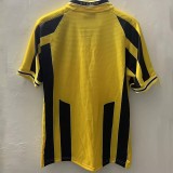 1998-1999 Lazio Third Yellow Retro Soccer Jersey