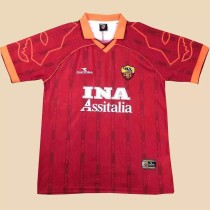 1999-2000 Roma Home Retro Soccer Jersey