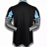 1998-2000 Lazio Away Black Retro Soccer Jersey