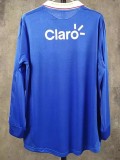 2011 Universidad De Chile Home Long Sleeve Retro Soccer Jersey(背后带广告)