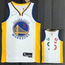 21-22 Warriors TOSCANO #95 'Mexico' White City Edition Top Quality Hot Pressing NBA Jersey