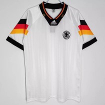 1992 Germany Home Retro Soccer Jersey