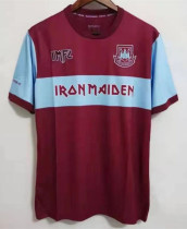 21-22 West Ham x Iron Maiden Red Fans soccer jersey(联名版)