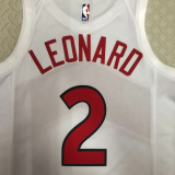 22-23 Raptors LEONARD #2 White Top Quality Hot Pressing NBA Jersey