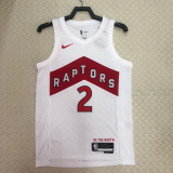 22-23 Raptors LEONARD #2 White Top Quality Hot Pressing NBA Jersey