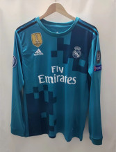 2017-2018 RMA Third Long Sleeve Retro Soccer Jersey