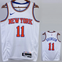 22-23 KNICKS BRUNSON #11 White Top Quality Hot Pressing NBA Jersey