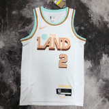 22-23 Cleveland Cavaliers IRVING #2 White City Edition Top Quality Hot Pressing NBA Jersey