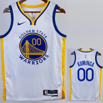 22-23 WARRIORS KUMINGA #00 White Top Quality Hot Pressing NBA Jersey