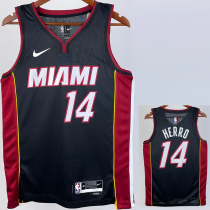 22-23 HEAT HERRO #14 Black Top Quality Hot Pressing NBA Jersey