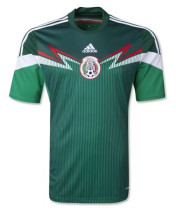 2014 Mexico Home Retro Soccer Jersey