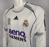 2006 RMA Home Long Sleeve Retro Soccer Jersey