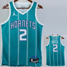 22-23 HORNETS BALL #2 Green Away Top Quality Hot Pressing NBA Jersey