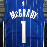 MAGIC McGRADY # 1 Blue Top Quality Hot Pressing NBA Jersey