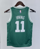 2023 CELTICS IRVING #11 Green Top Quality Hot Pressing Kids NBA Jersey