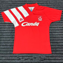 1992-1993 LIV Centenary Home Retro Soccer Jersey