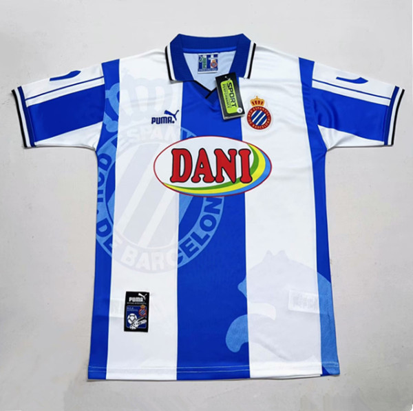 1998 Espanyol Home Retro Soccer Jersey