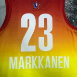 2023 ALL STAR MARKKANEN #23 Yellow Top Quality Hot Pressing NBA Jersey