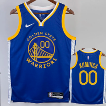 22-23 WARRIORS KUMINGA #00 Blue Top Quality Hot Pressing NBA Jersey