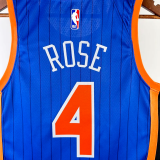 23-24 KNICKS ROSE #4 Blue City Edition Top Quality Hot Pressing NBA Jersey