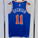 22-23 KNICKS BRUNSION #11 Blue Top Quality Hot Pressing NBA Jersey