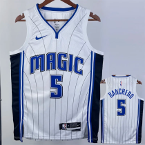 22-23 Magic BANCHERO #5 White Top Quality Hot Pressing NBA Jersey