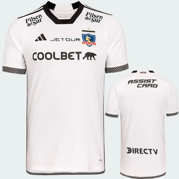 24-25 Colo-Colo Home Print All Sponsor Fans Soccer Jersey