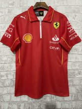 2024 F1 Ferrari  New Pattern Short Sleeve Racing Suit