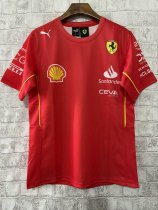 2024 F1 Ferrari  New Pattern Short Sleeve Racing Suit