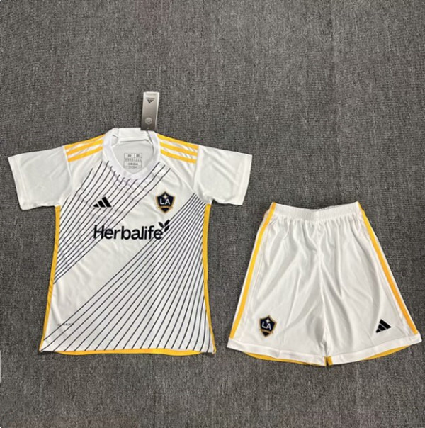 24-25 LA Galaxy Home Kids Soccer Jersey