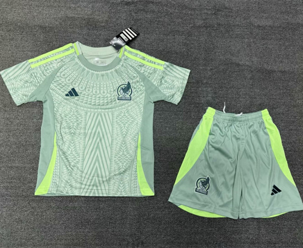 2024 Mexico Away Kids Soccer Jersey