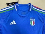 2024 Italy European Cup Home Player Version Kids Soccer Jersey