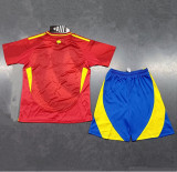 2024 Spain European Cup Home Kids Soccer Jersey